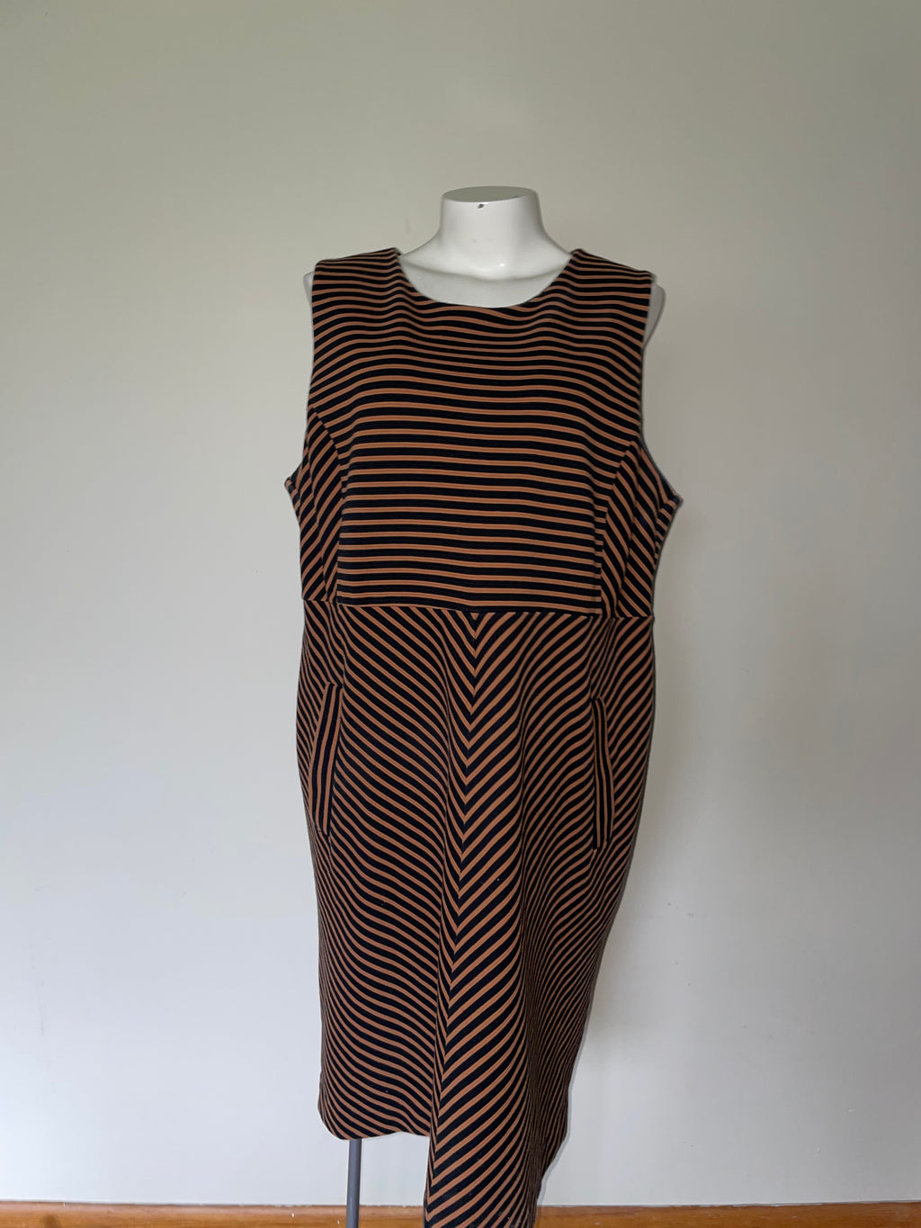 Lands End SIZE 20W striped dress