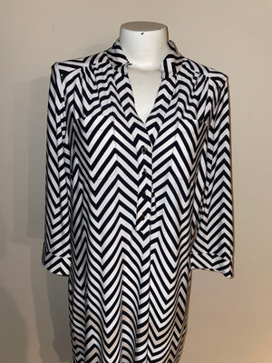 Chicos SIZE 1, striped dress