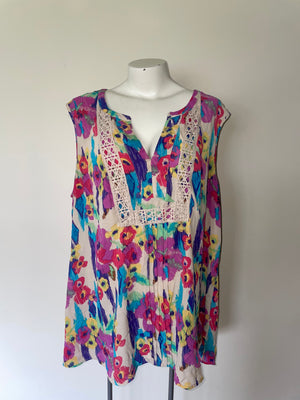 Colorful 3XL blouse