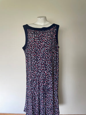 Blue & Pink SIZE 22 stretchy dress