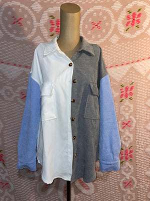 Corduroy SIZE MEDIUM button-down