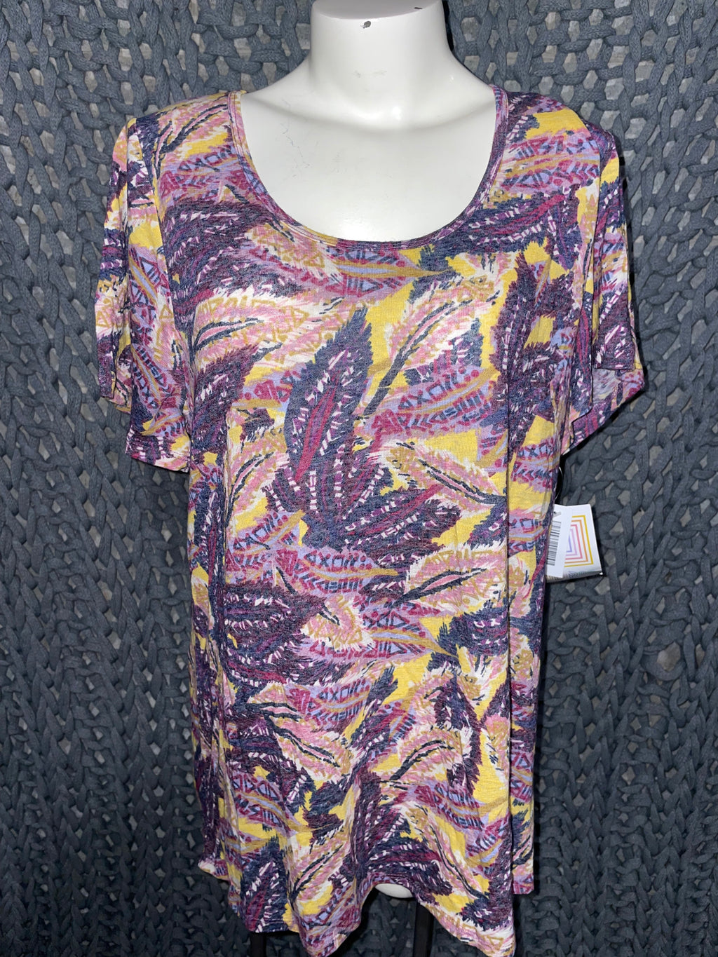 LOT OF TWO LulaRoe size XL colorful classic tees